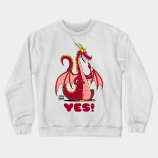 Hildegard says YES! Crewneck Sweatshirt